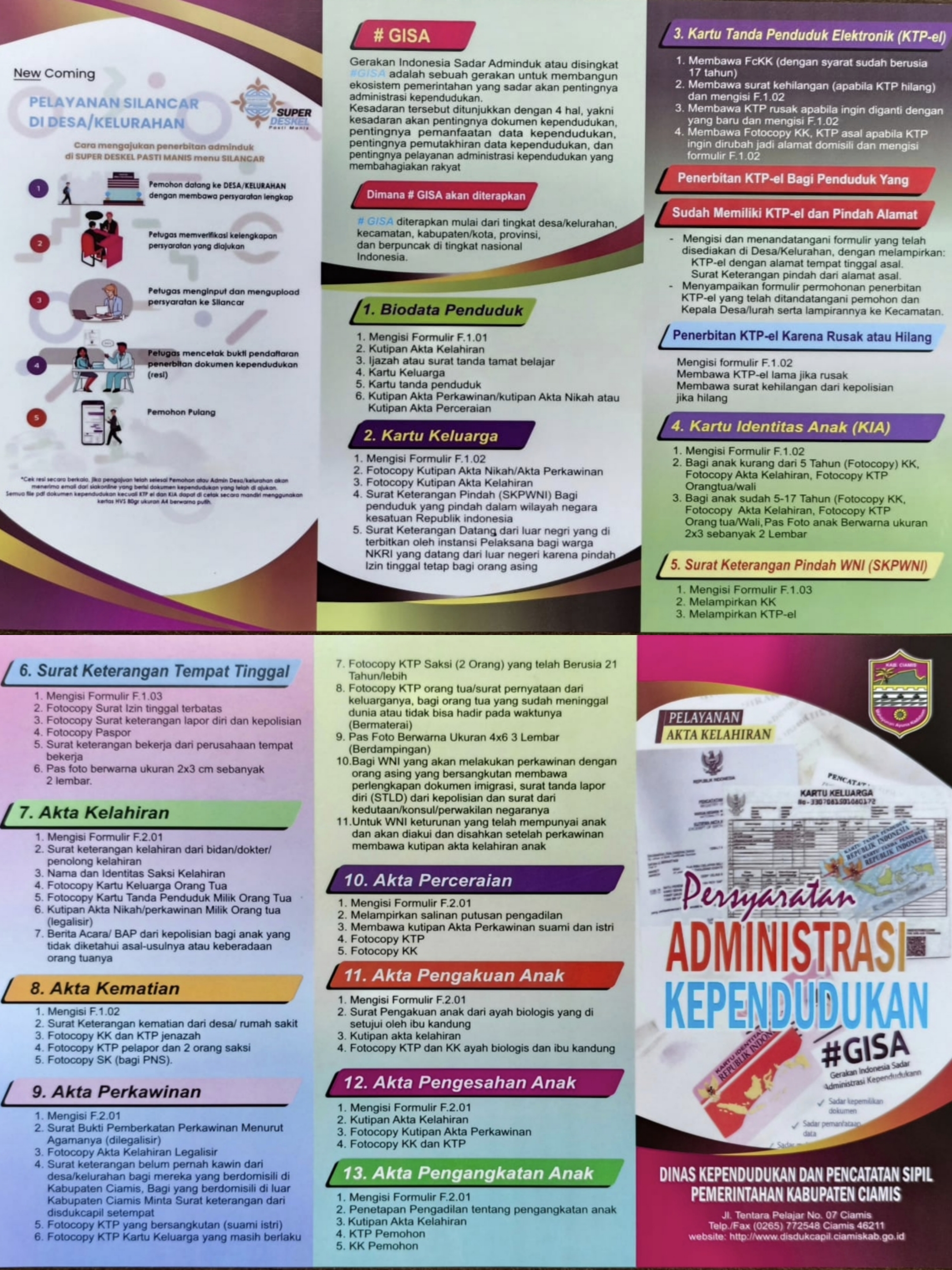 INFORMASI PEMBUATAN ADMINISTRASI KEPENDUDUKAN